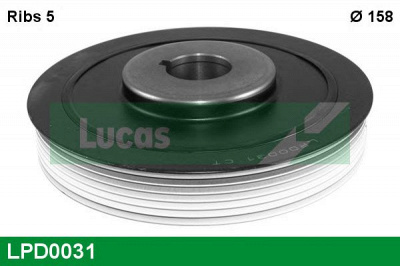 LUCAS ENGINE DRIVE lpd0031 -  Ременный шкив, коленчатый вал